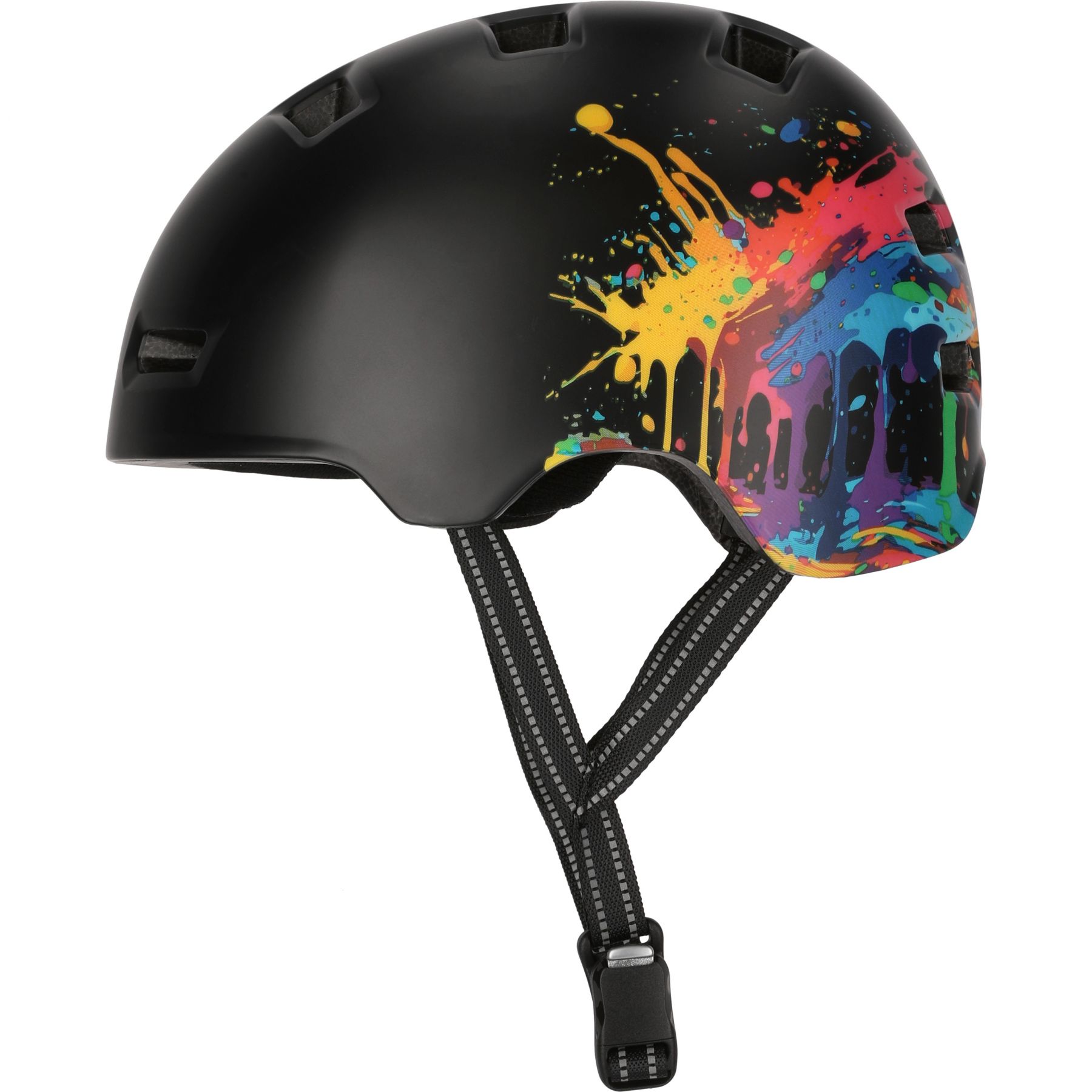 Crazy Safety Rampage Splash, Fahrradhelm, schwarz