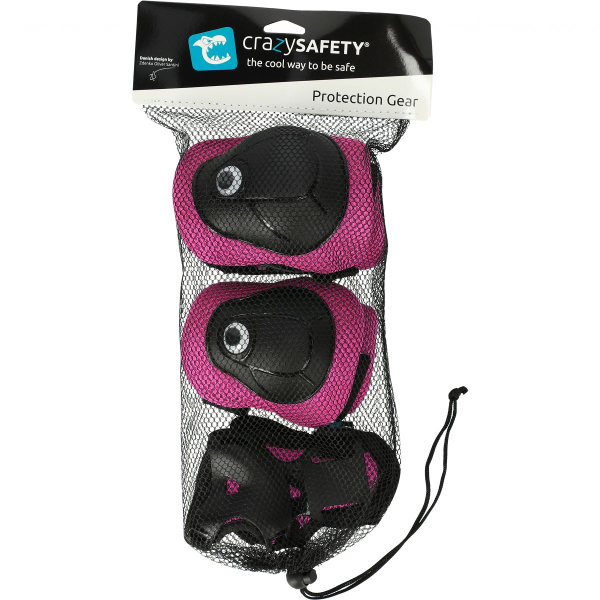 Crazy Safety, beschermset, junior, roze