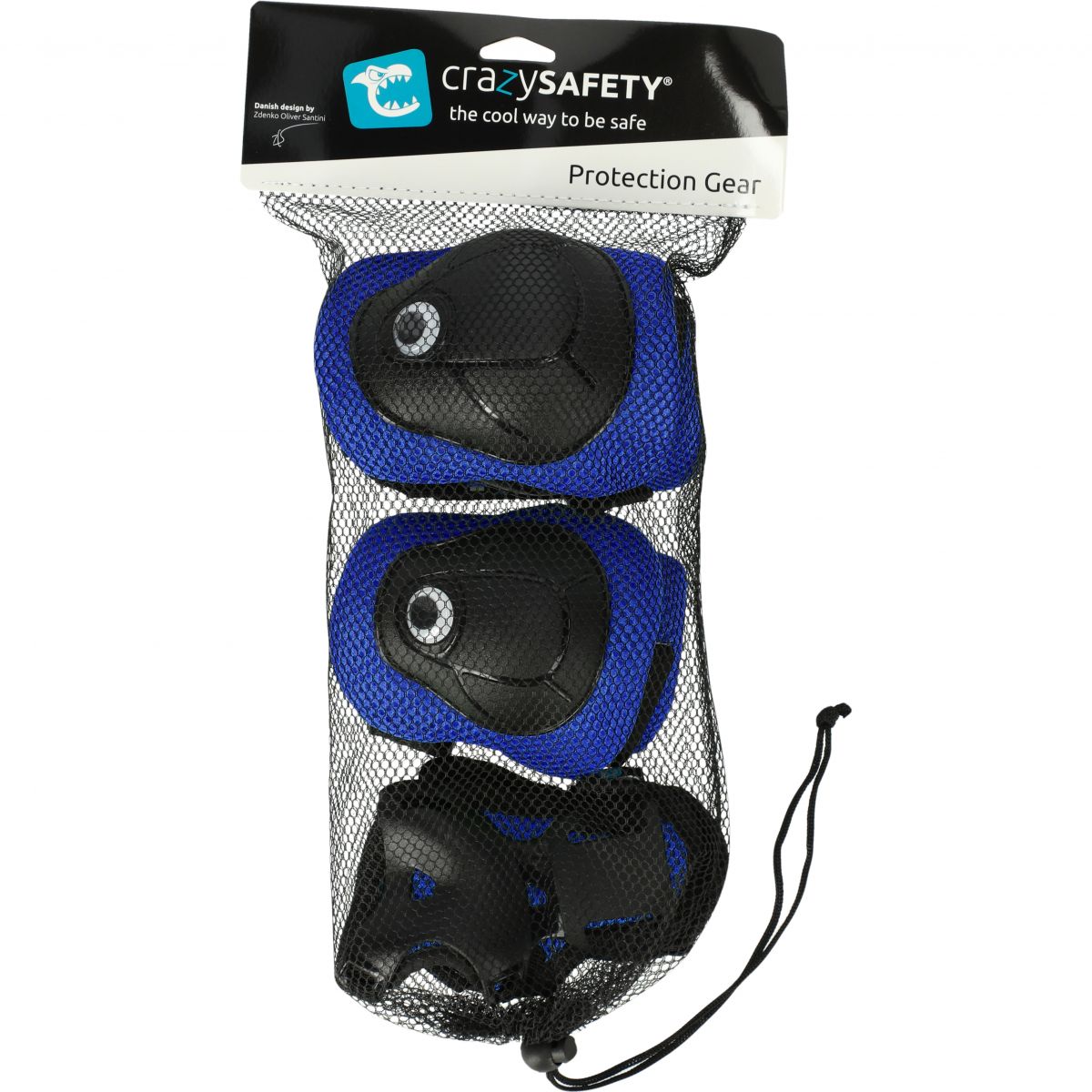 Crazy Safety, set de protección, junior, azul