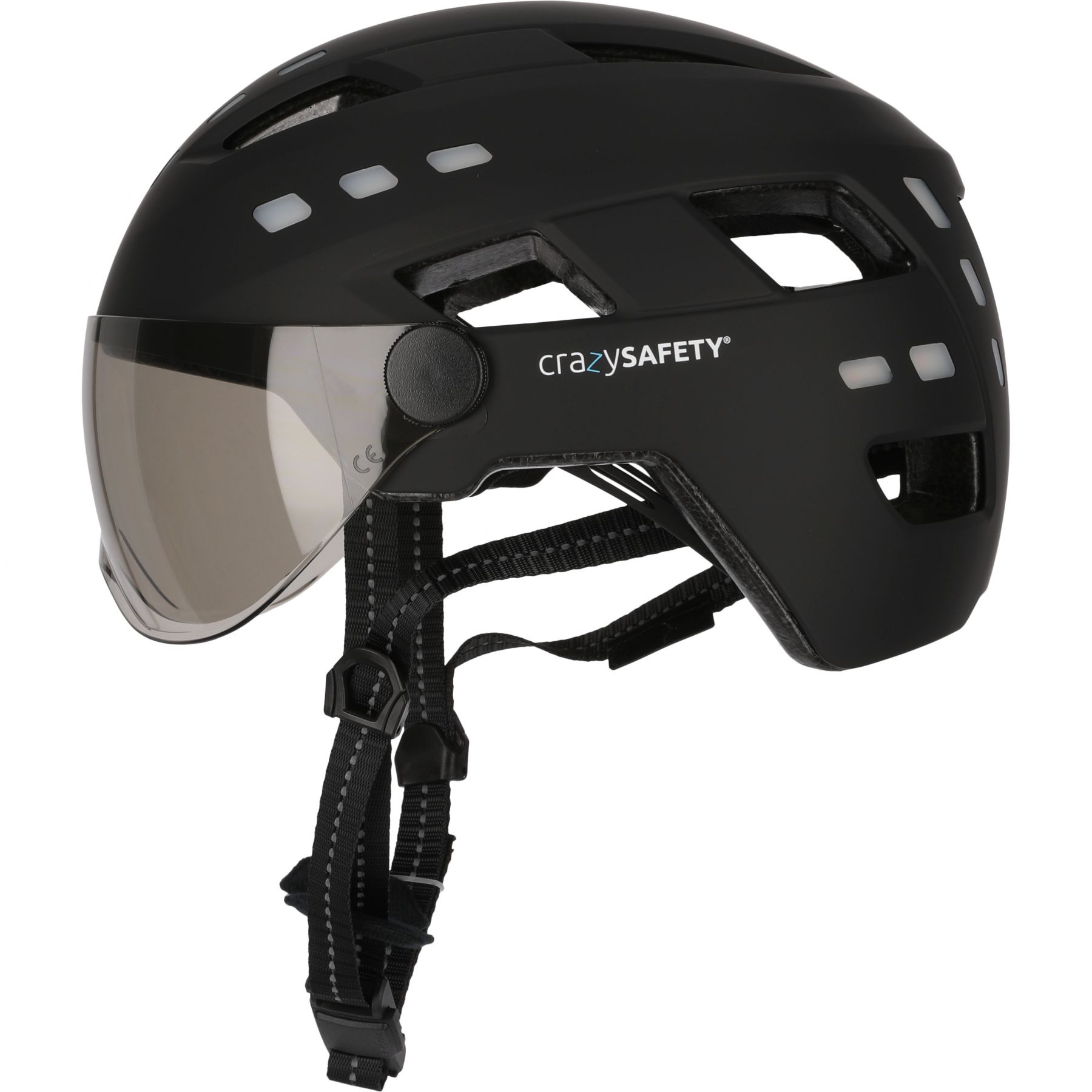 Crazy Safety Willow, Fahrradhelm, schwarz