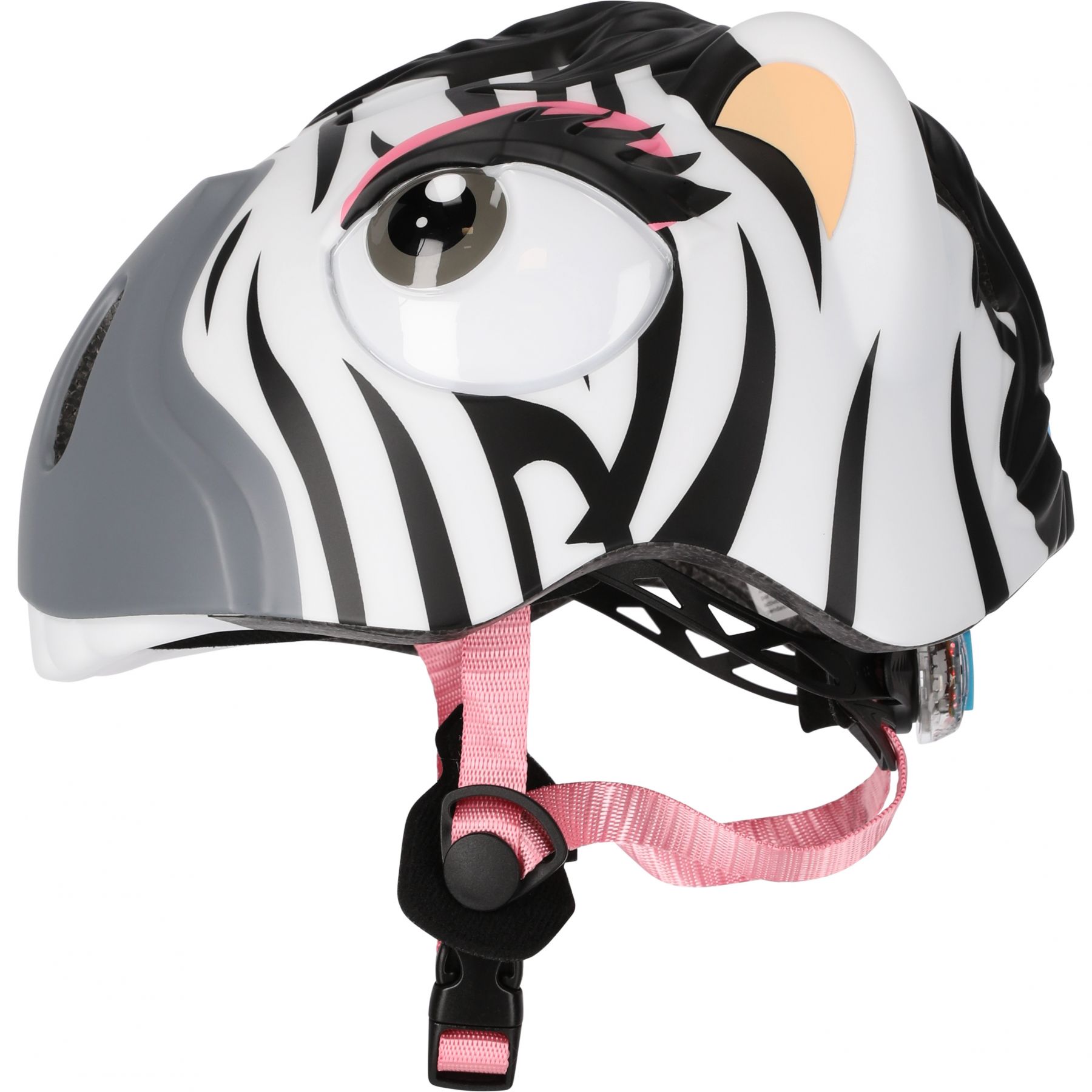 Crazy Safety Zebra, Fahrradhelm, Junior, schwarz/weiß