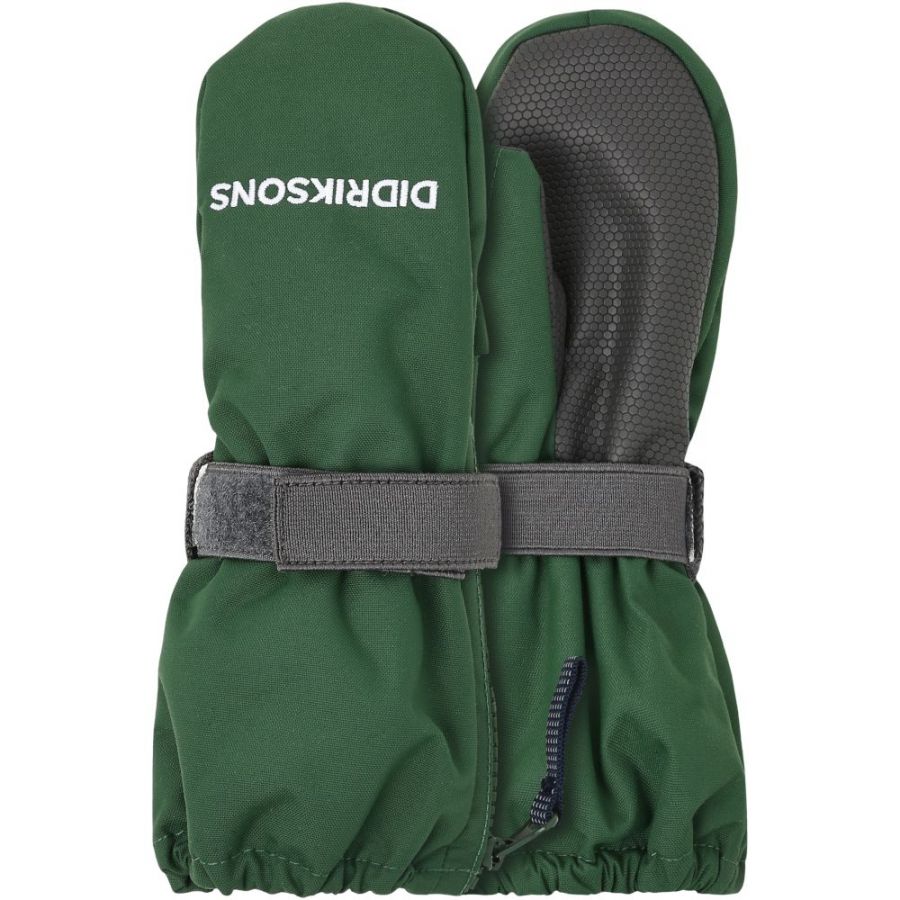 Didriksons Biggles Zip, Fäustlinge, Junior, dunkelgrün