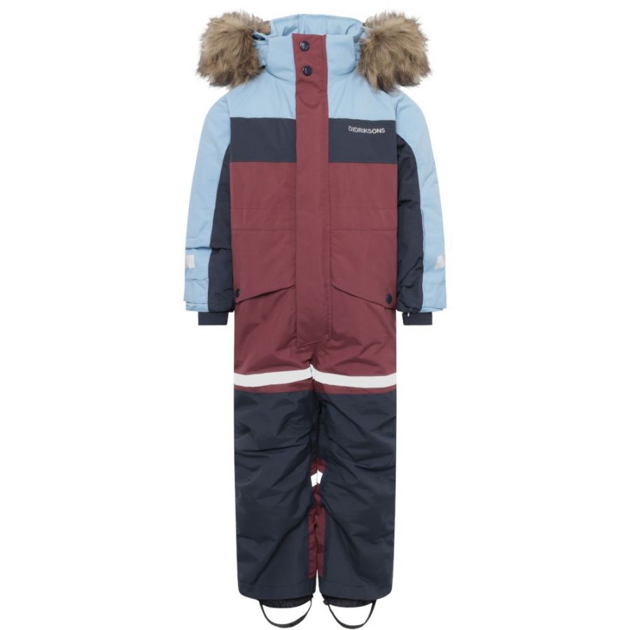 Didriksons Bjärven, Schneeanzug, Junior, dunkelrot