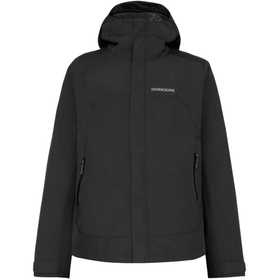 Didriksons Grit, Regenjacke, Herren, schwarz
