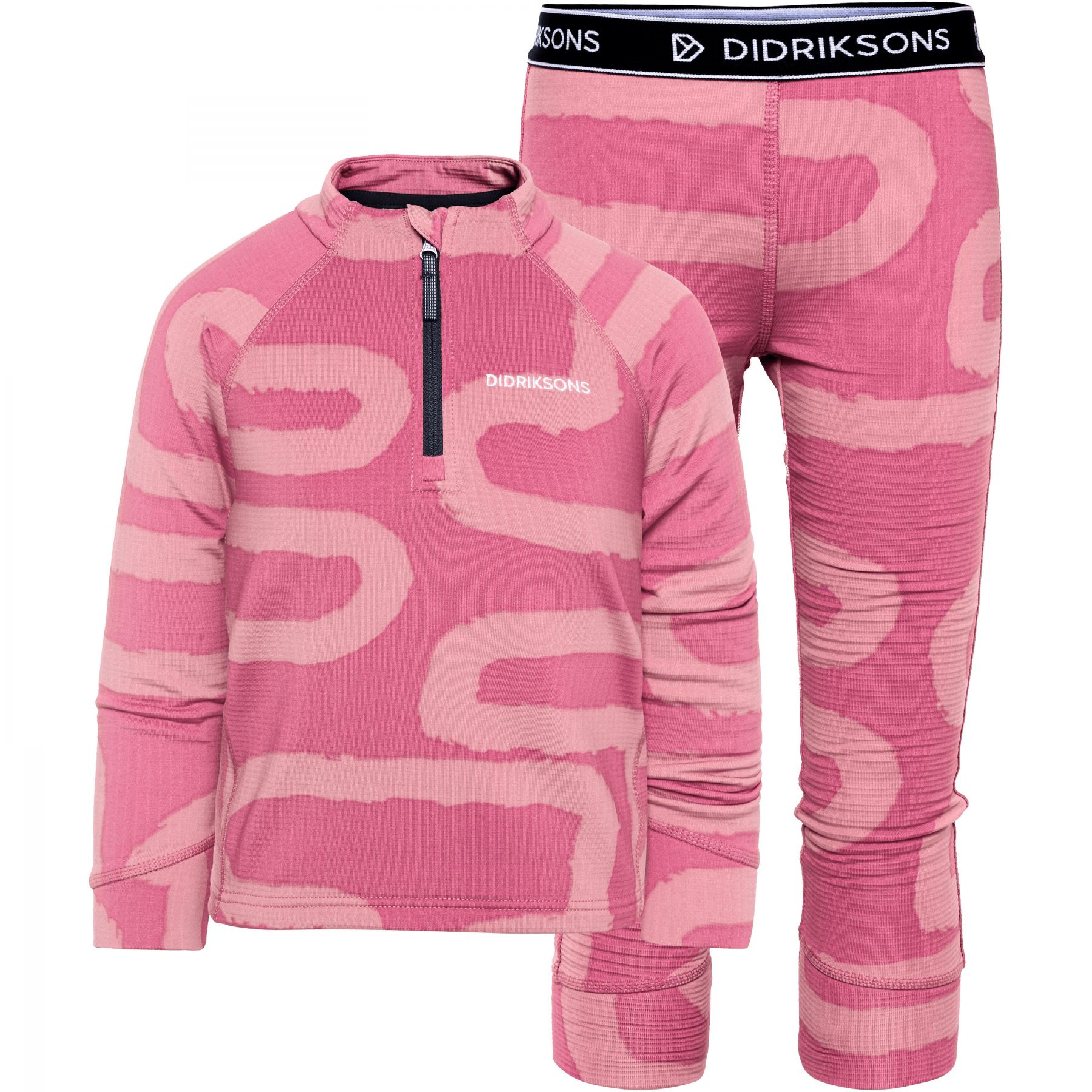 Didriksons Jadis 5, Skiunterwäsche-Set, Kinder, Pink