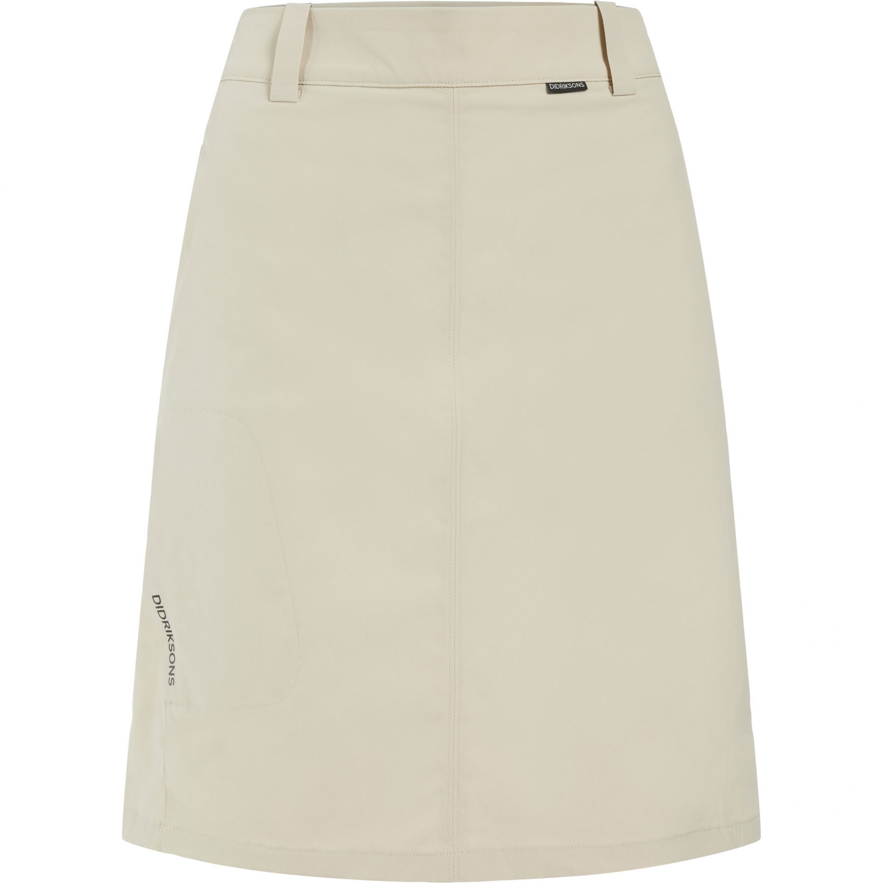 Didriksons W Liv Skirt 4 Beige - Wasserabweisender eleganter Damen Rock, Größe 36 - Farbe Light Beige