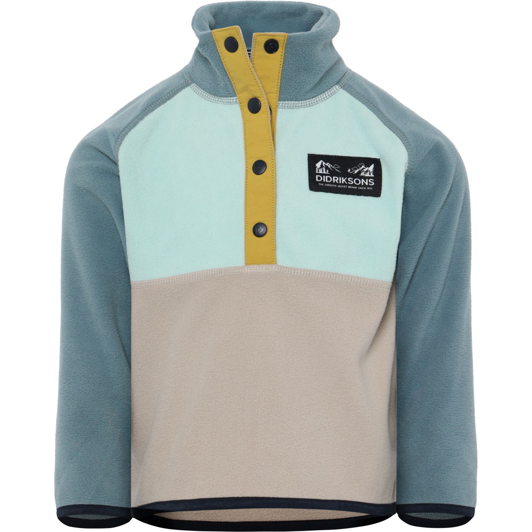 Didriksons Monte, Fleecepullover, Junior, hellblau
