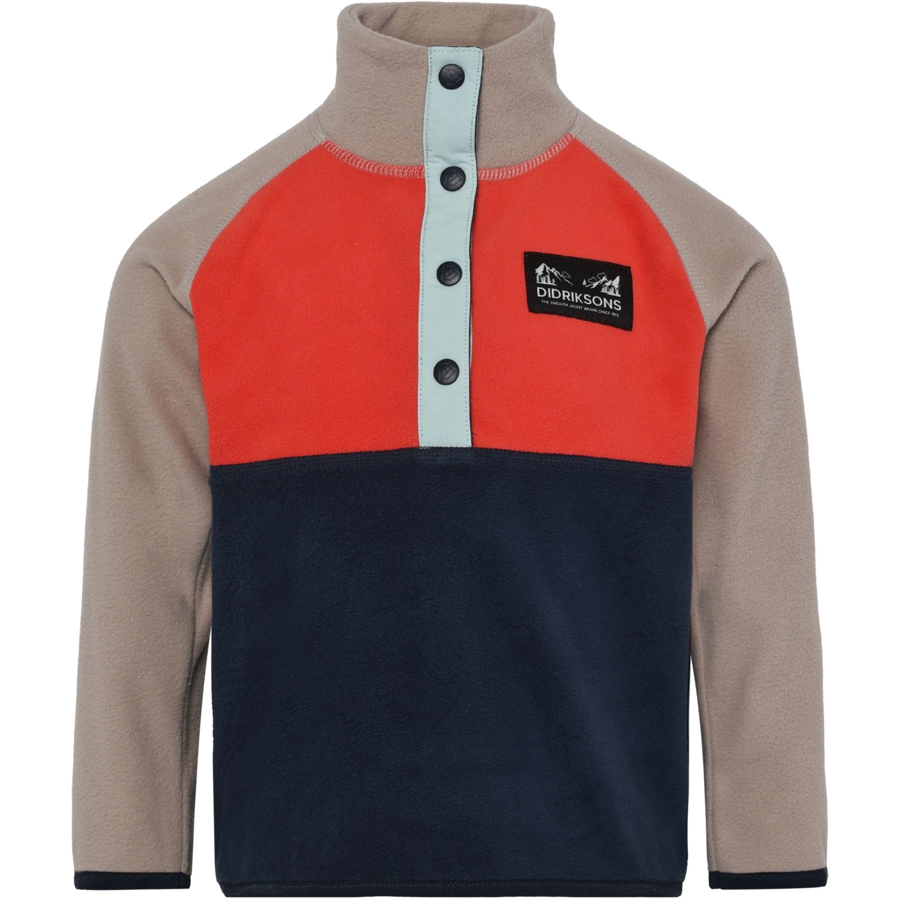 Didriksons Monte, Fleecepullover, Junior, orange