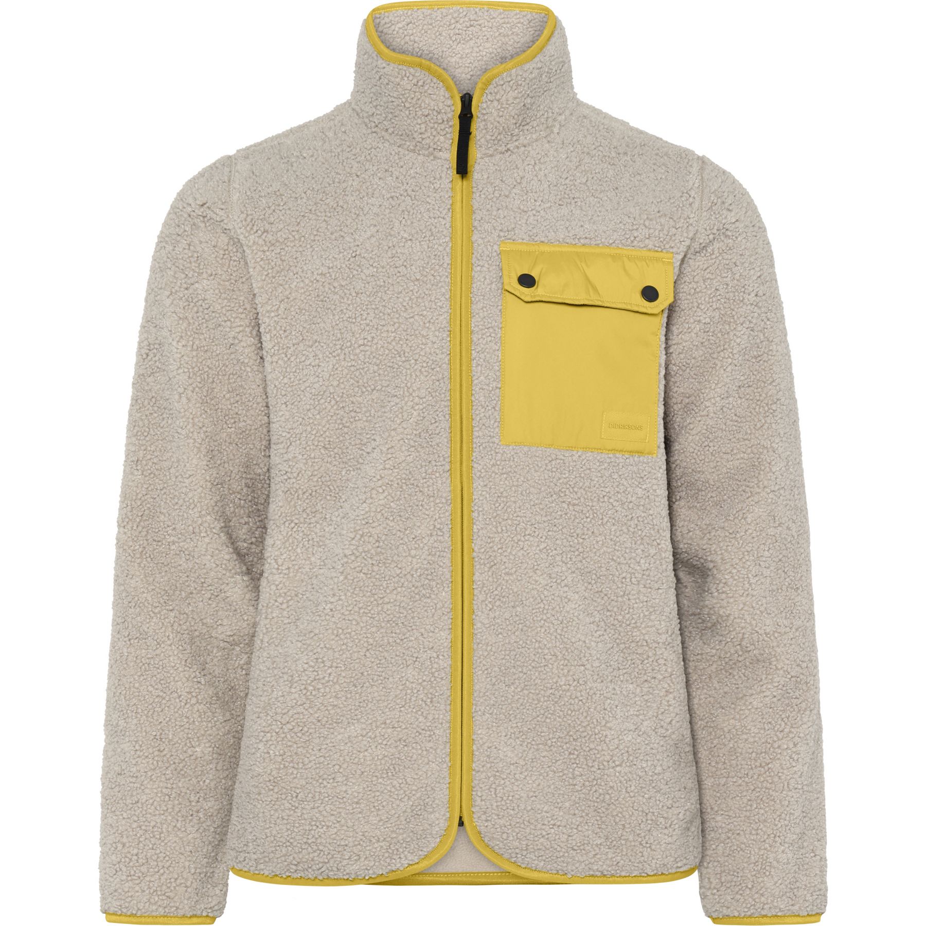 Didriksons Peter, Fleecejacke, Herren, yellow pollen