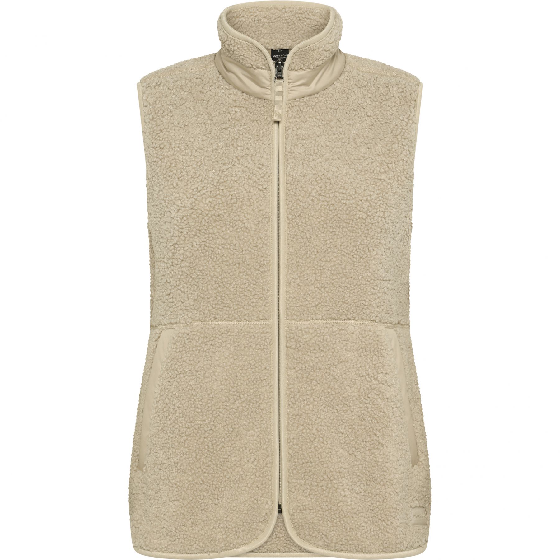 Didriksons Siv, Fleeceweste, Damen, clay beige