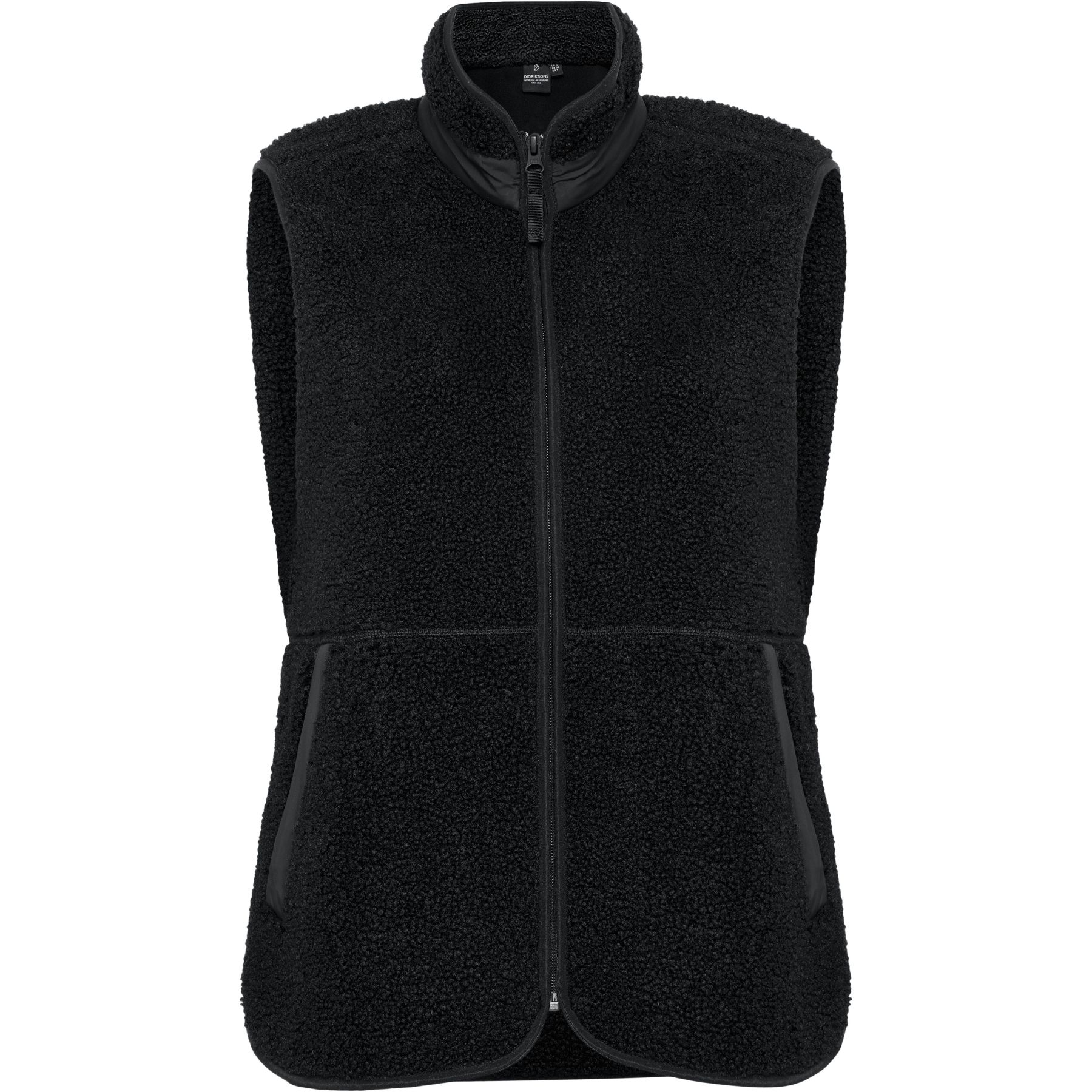 Didriksons Siv, Fleeceweste, Damen, schwarz