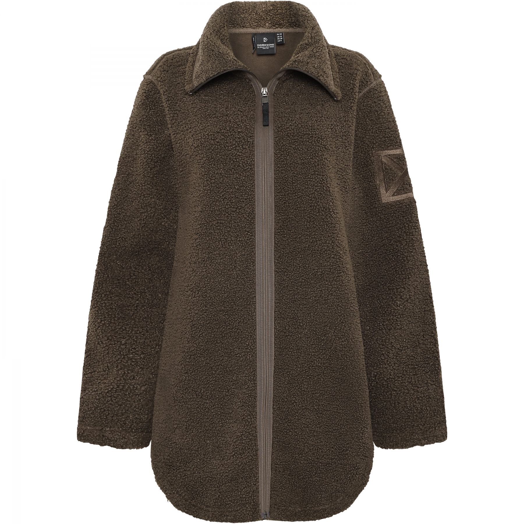 Didriksons Umi, Fleeceparka, Damen, dunkelbraun