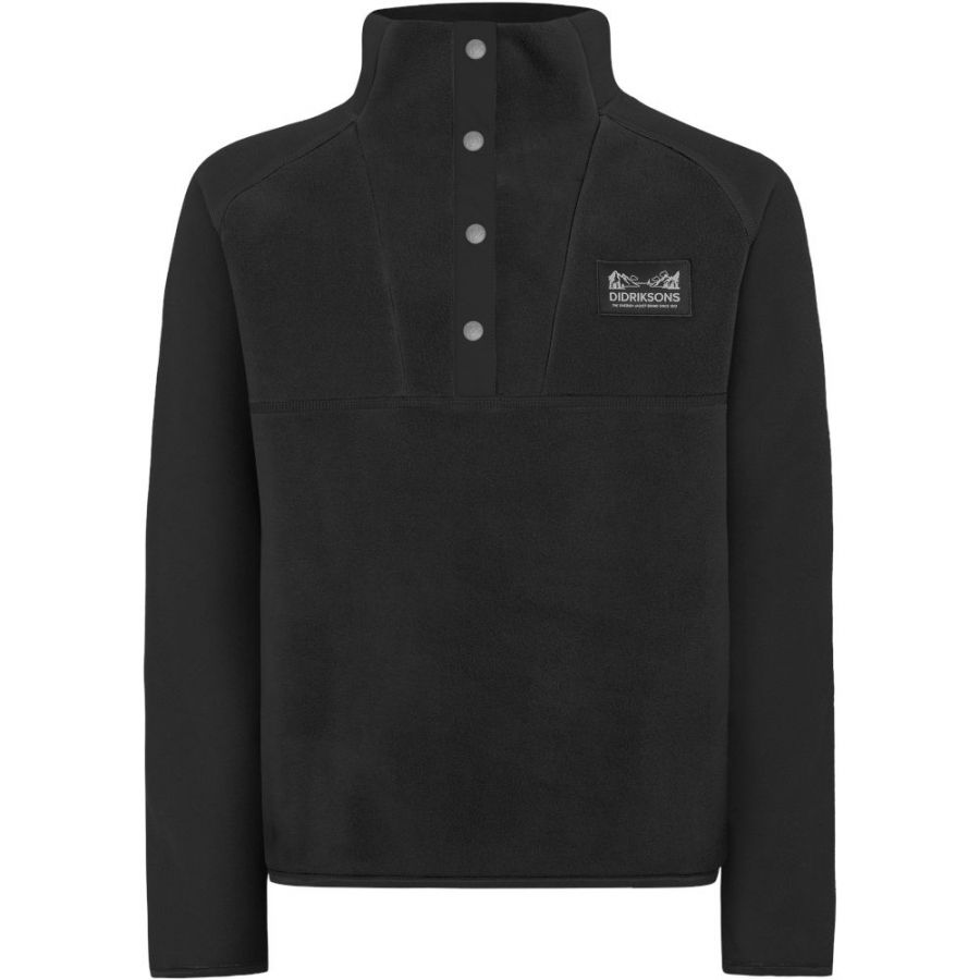 Didriksons Yokto, Fleecepullover, Junior, schwarz