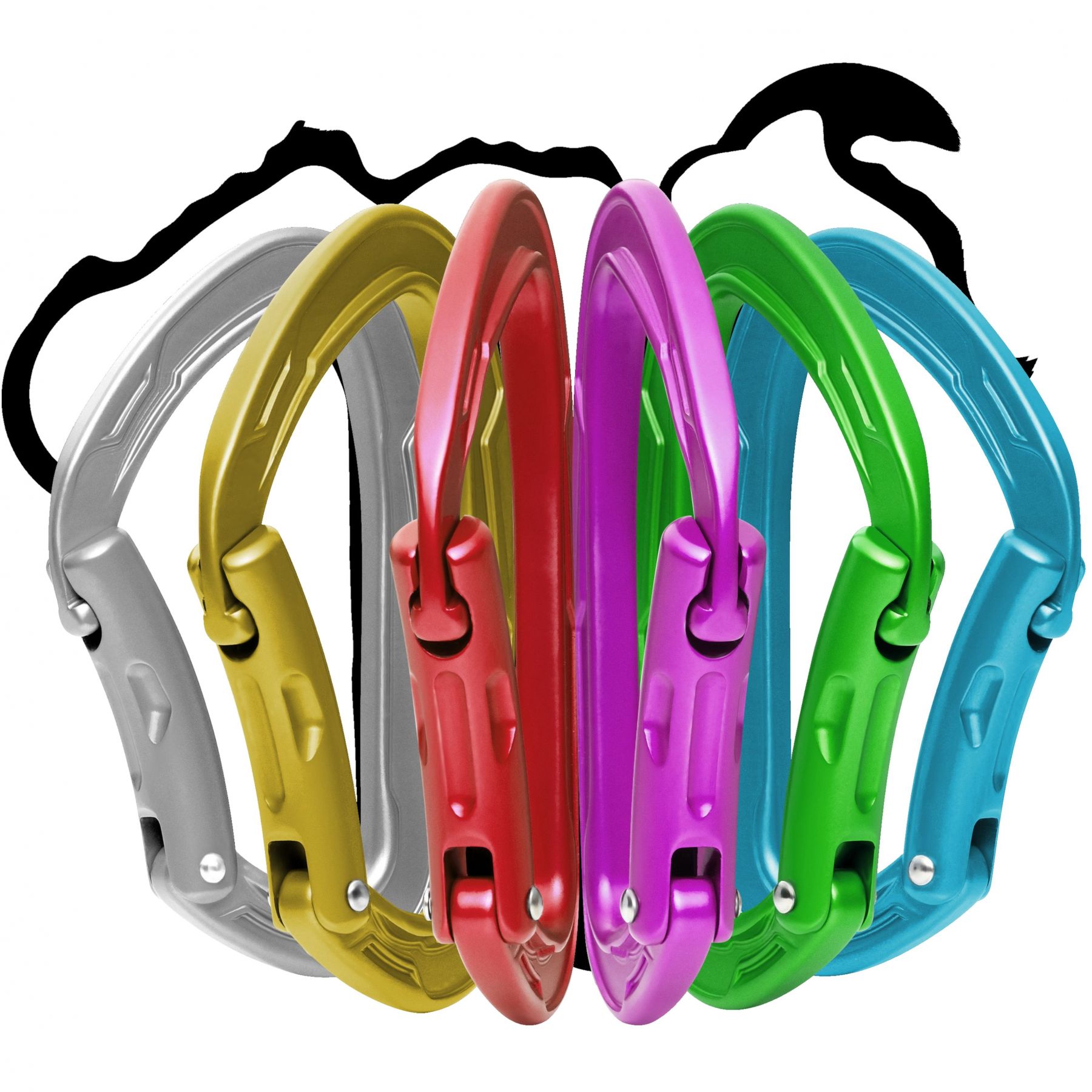 Edelrid Mission Karabinerset, 6 Stück.