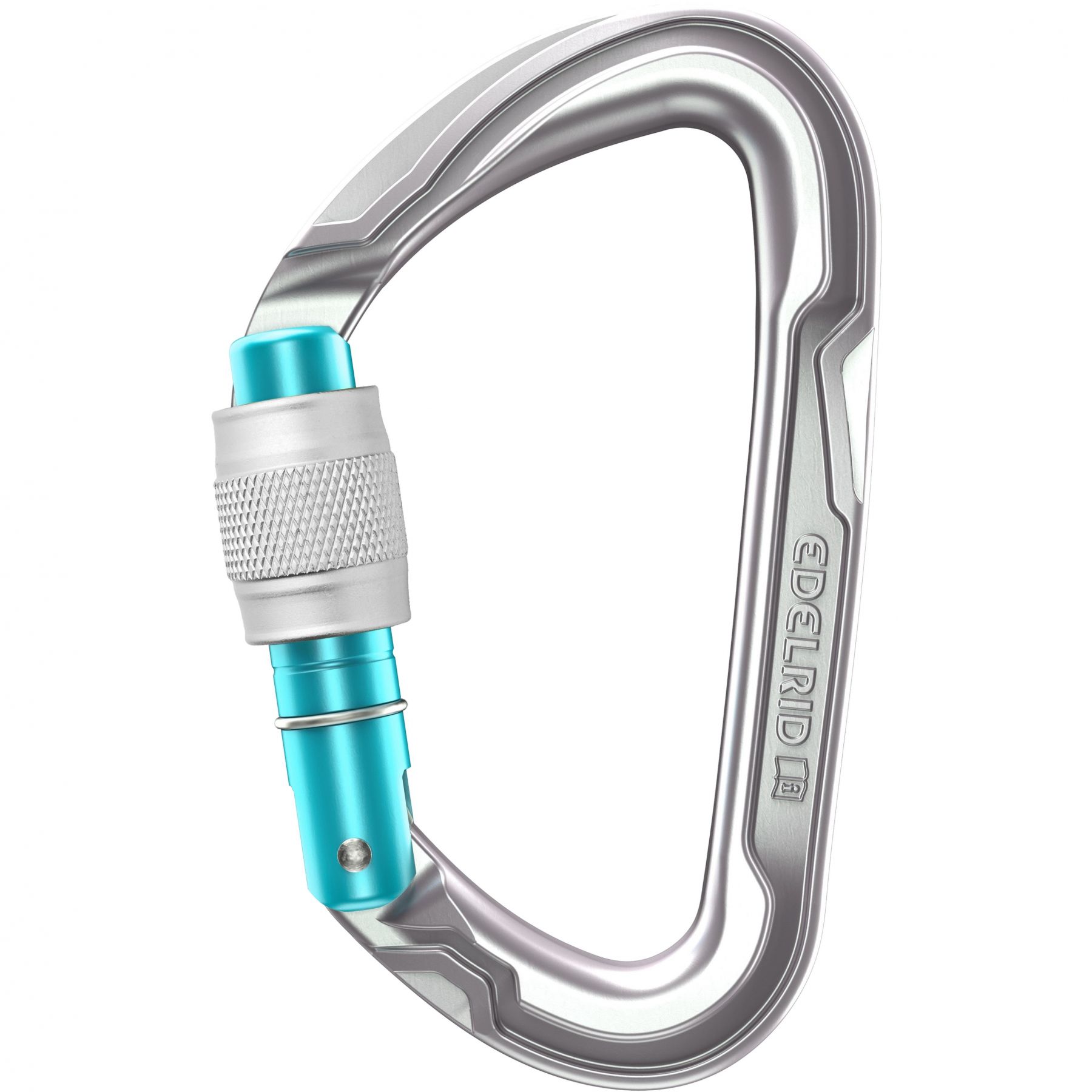 Pure Screw III Schraubkarabiner Alu Silber Arbeit Sport EN 12275 EN 362