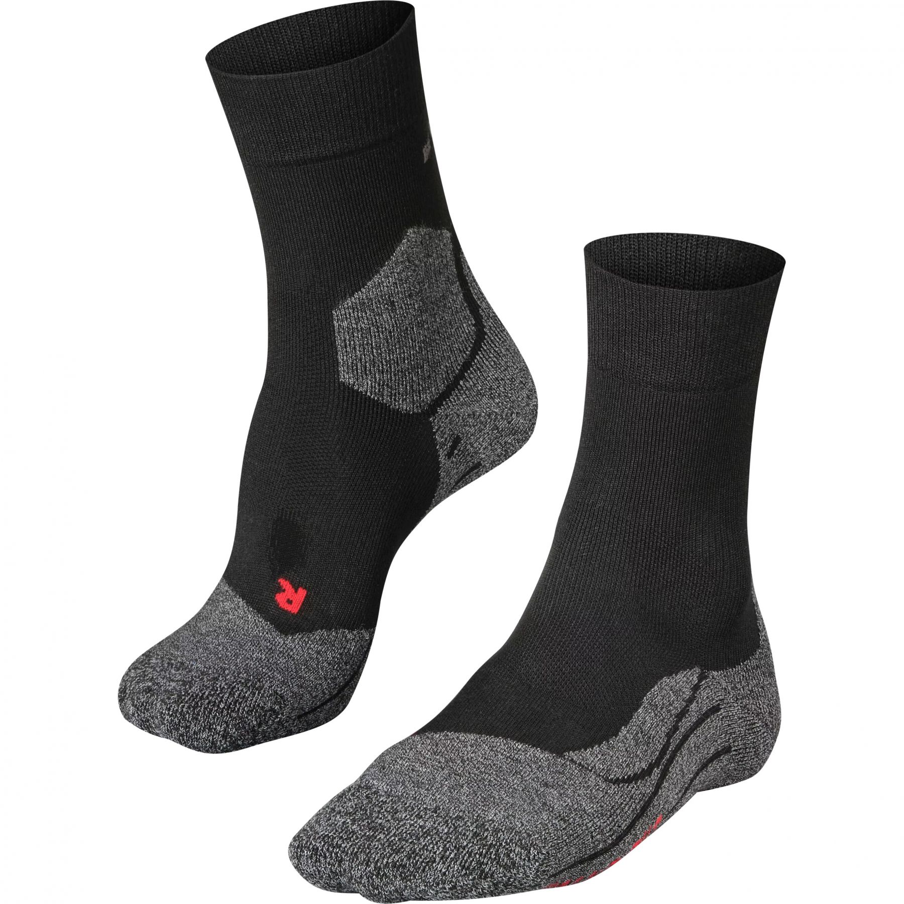 FALKE Herren Laufsocken RU3 Comfort M So Lyocell Funktionsmaterial antiblasen 1 Paar, Schwarz Black-Mix 3010, 39-41