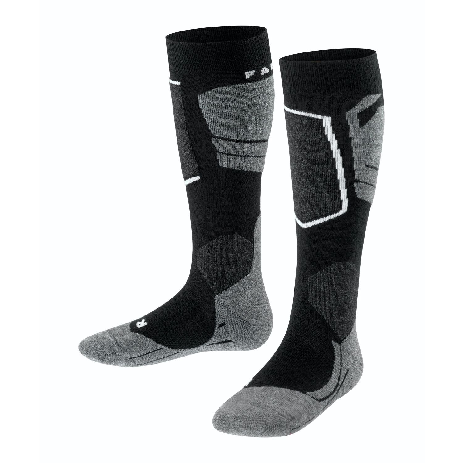 Falke SK4, Skisocken, Kinder, Schwarz