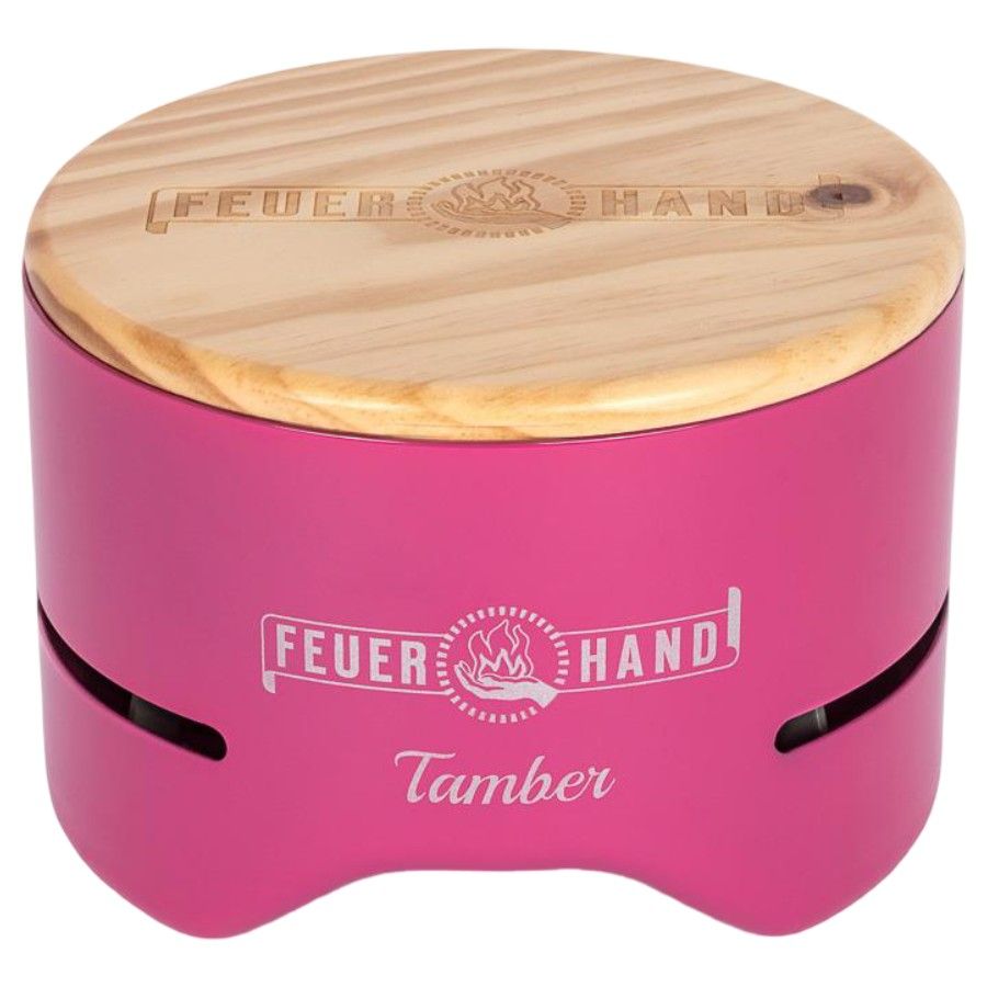 Feuerhand Table Top Grill Tamber, Telemagenta, Tischgrill, rosa