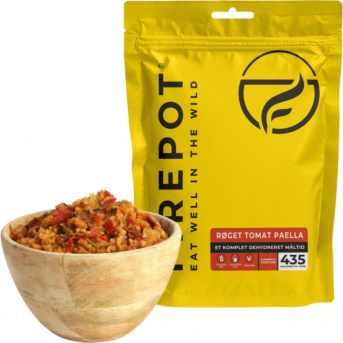 Firepot Tomate Ahumado Paella, comida liofilizada, Reg