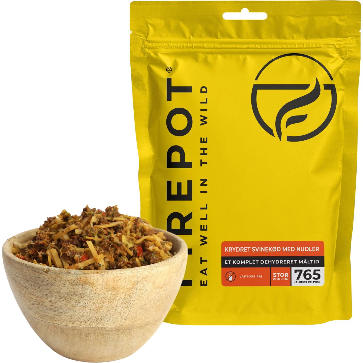 Firepot Cerdo Especiado con Fideos, comida liofilizada, XL