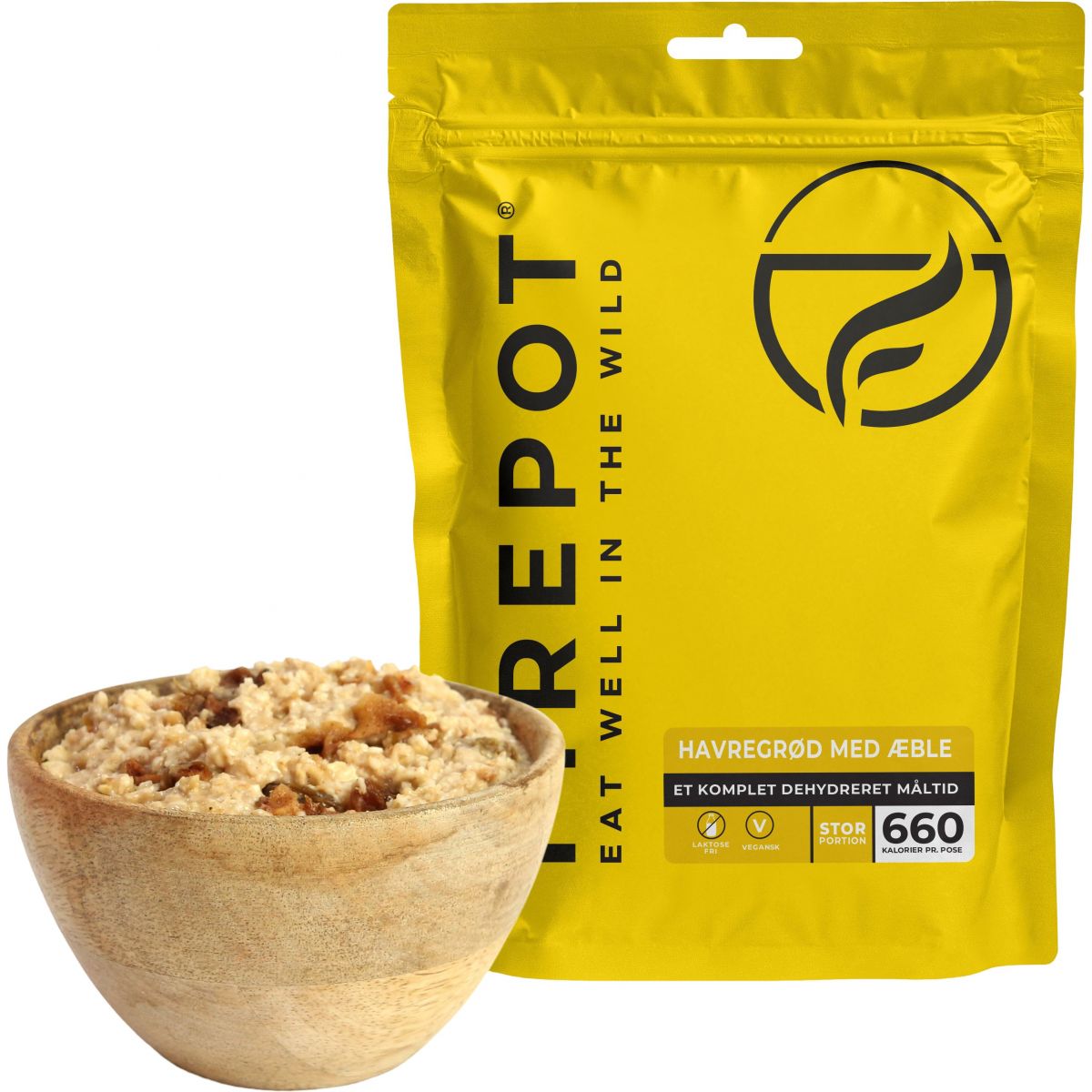 Firepot Avena con Manzana, comida liofilizada, XL
