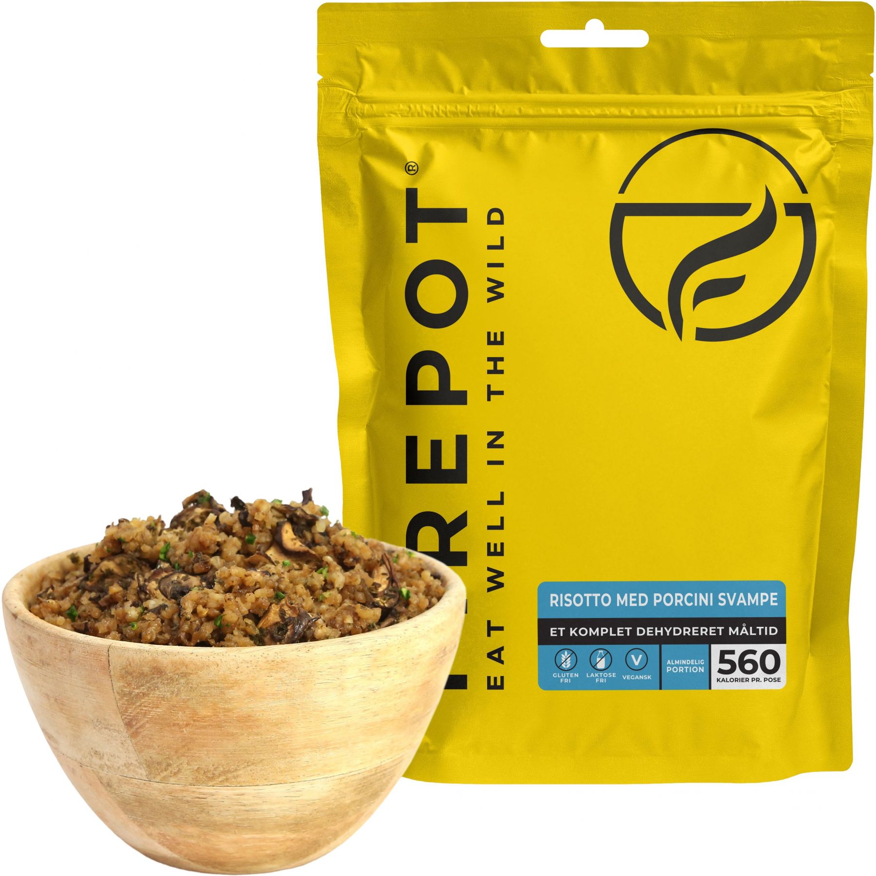Firepot Risotto mit Steinpilzen, gefriergetrocknete Nahrung, Reg