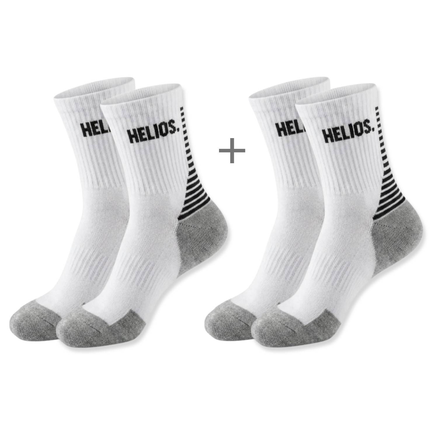 HELIOS Coolmax, Laufsocken, 2 Paar, weiß