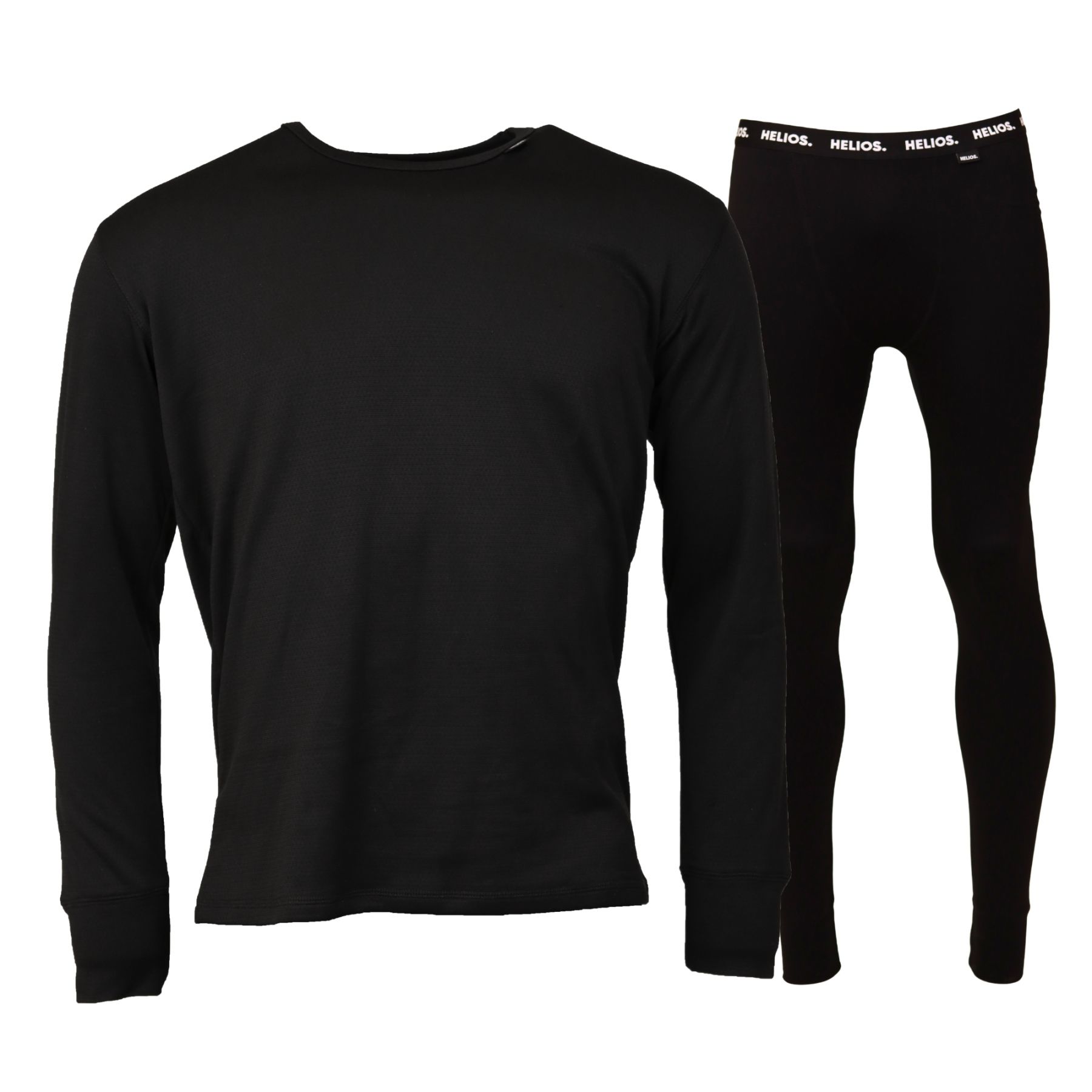 Helios Essential, Skiunterwäsche, Herren, schwarz, 2 Sets