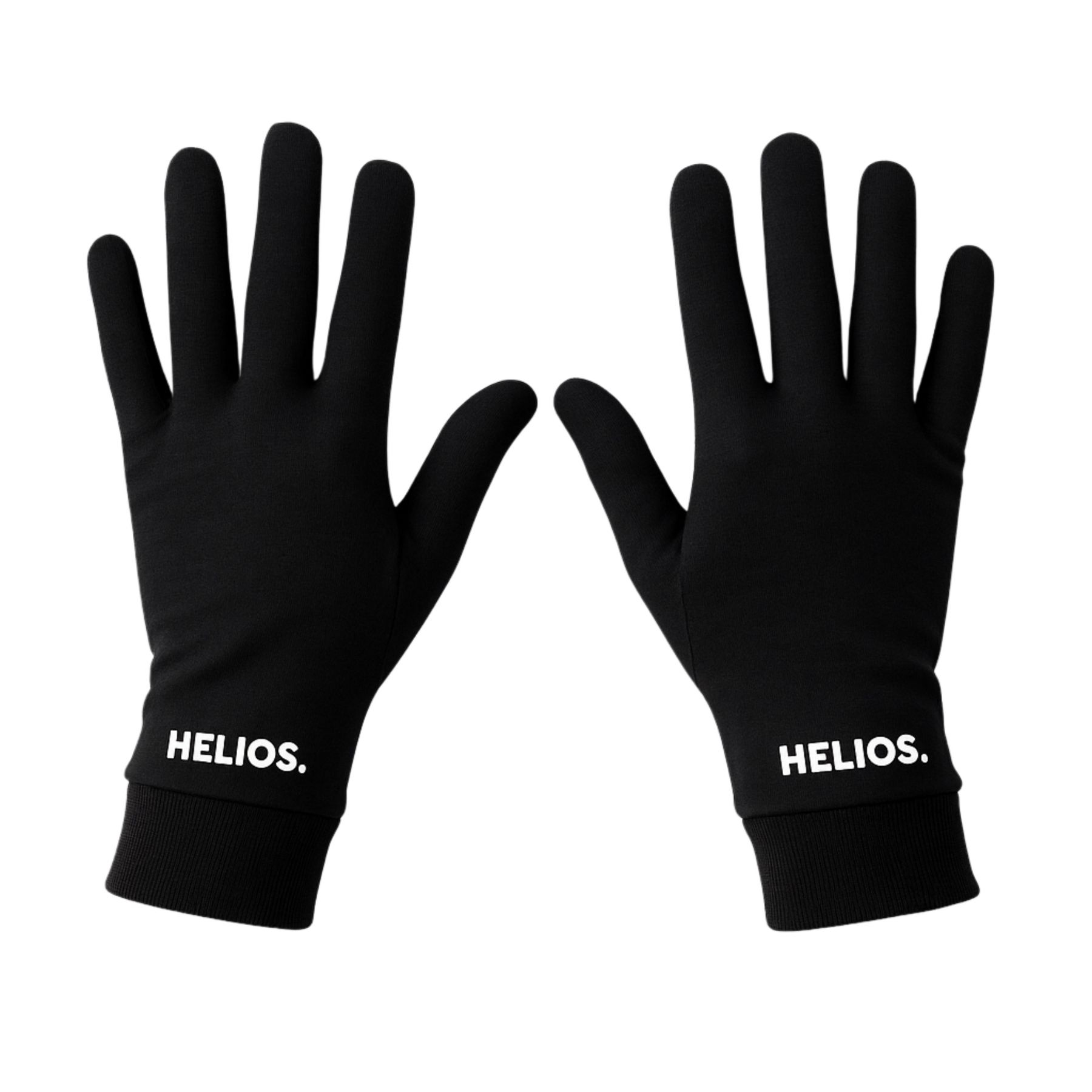 Helios Merino Glove, Liner, schwarz