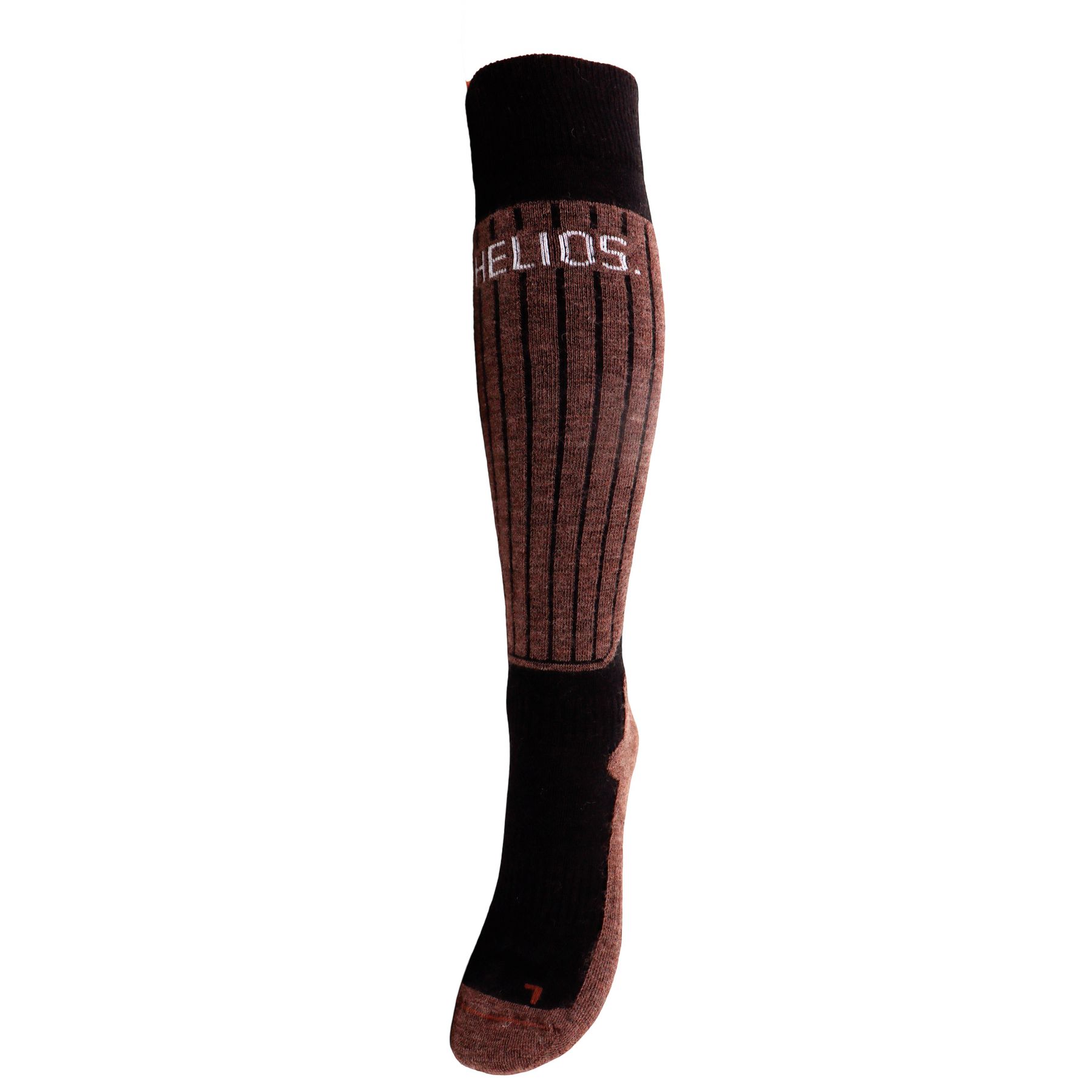 Helios Merino One 60, Skisocken, 2 Paar, braun