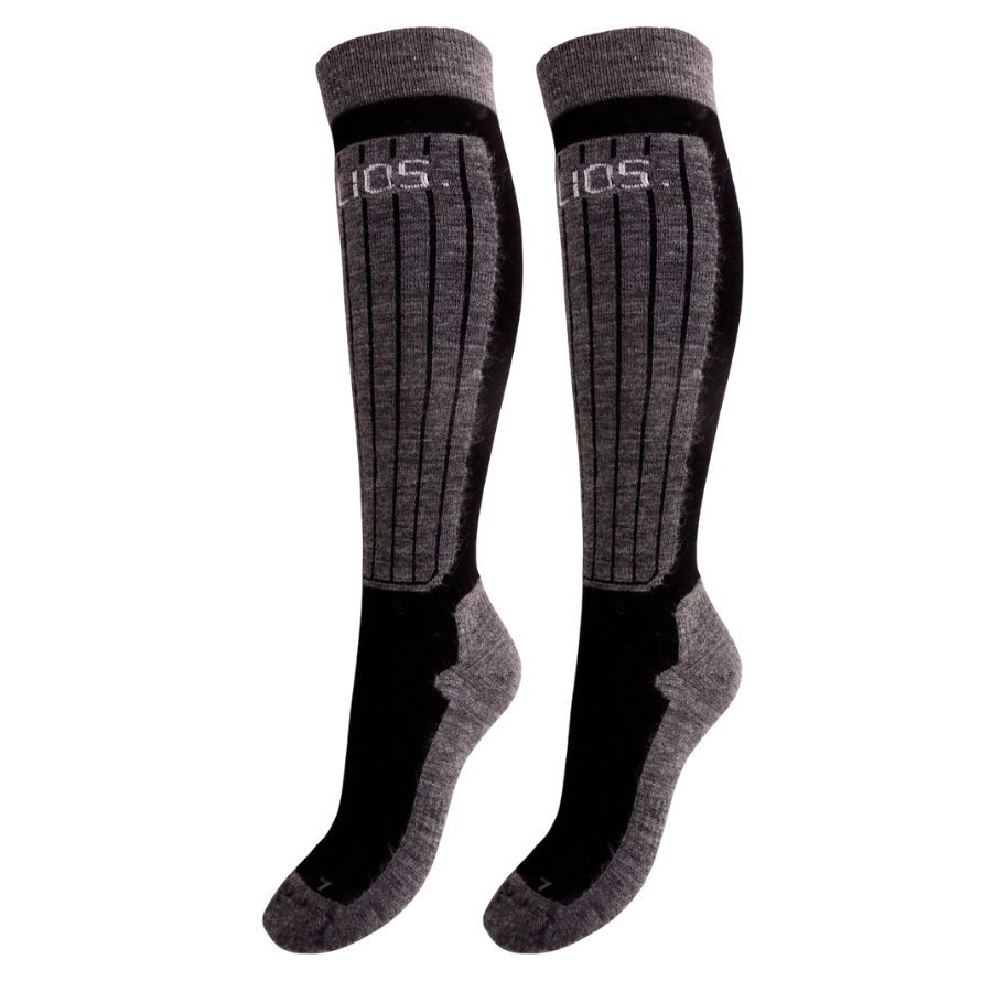 Helios Merino One 60, Skisocken, 2 Paar, schwarz