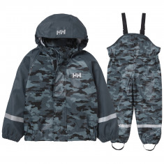 Helly Hansen Bergen AOP PU, Regenset, Kinder, Trooper Camo