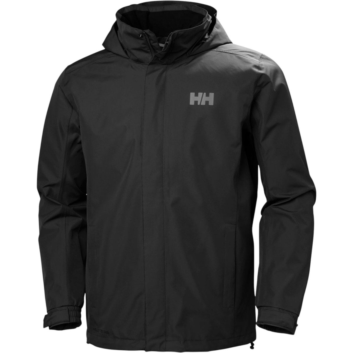 Helly Hansen Herren Standard Dubliner Wasserdicht Winddicht Atmungsaktiv Regenmantel Jacke, 990 Schwarz, Medium