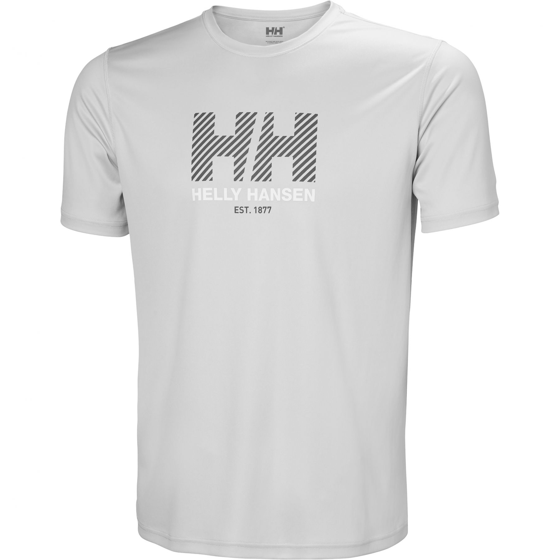 Helly Hansen HH Tech Graphic T-Shirt 2.0, Herren, hellgrau