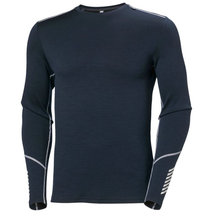 Helly Hansen Lifa Merino Midweight Crew, Herren, Navy