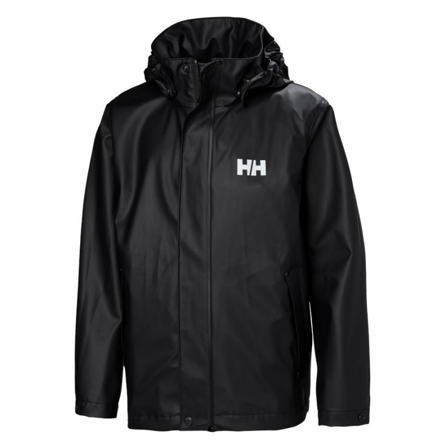 Helly Hansen Moss, Regenjacke, Junior, schwarz