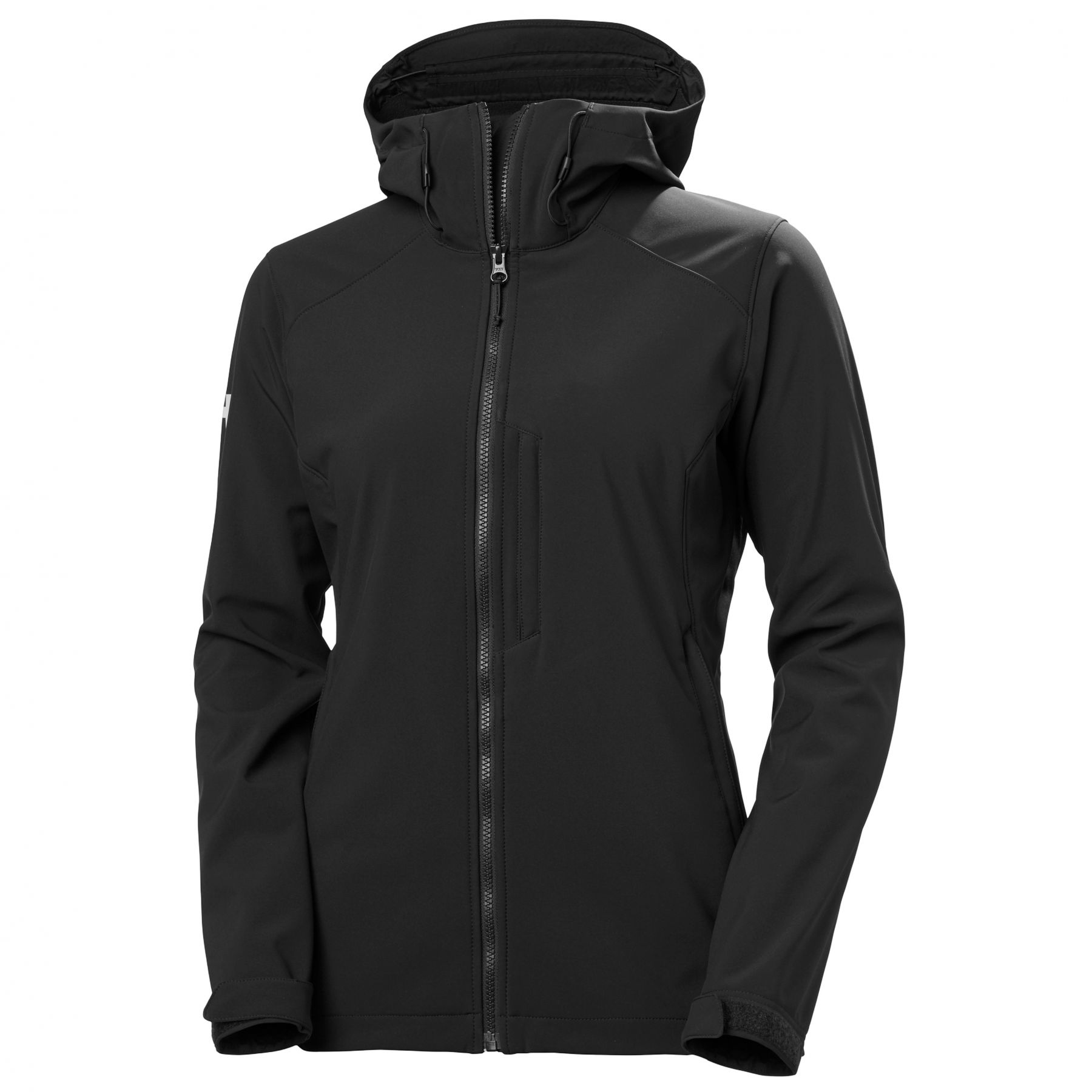 Helly Hansen Damen W Paramount Hood Softshell Jkt, Schwarz, M