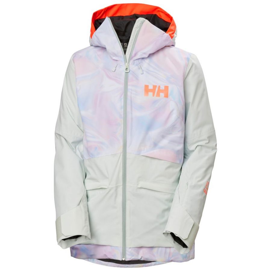 Helly Hansen Powchaser 2.0, Skijacke, Damen, hellgrün/helllila