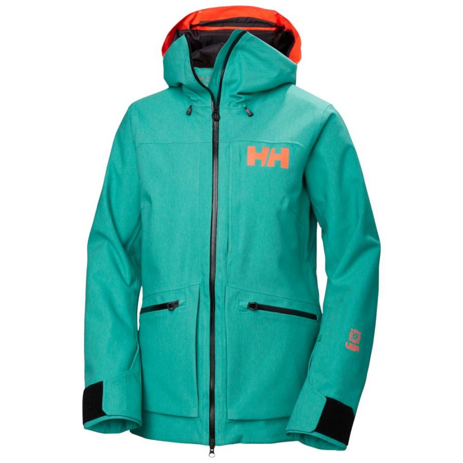 Helly Hansen Powderqueen 3.0, Skijacke, Damen, grün
