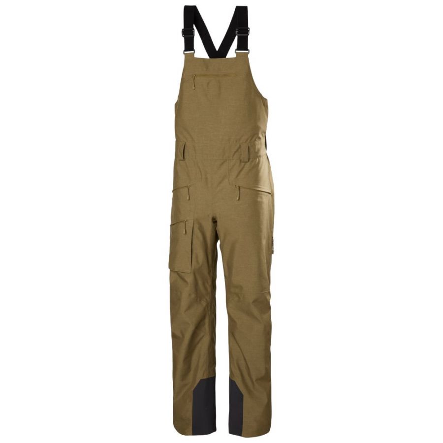 Helly Hansen Powderqueen Bib 2.0, Skihose, Damen, braun