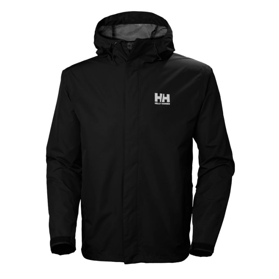 Helly Hansen Seven J, Regenjacke, Herren, schwarz