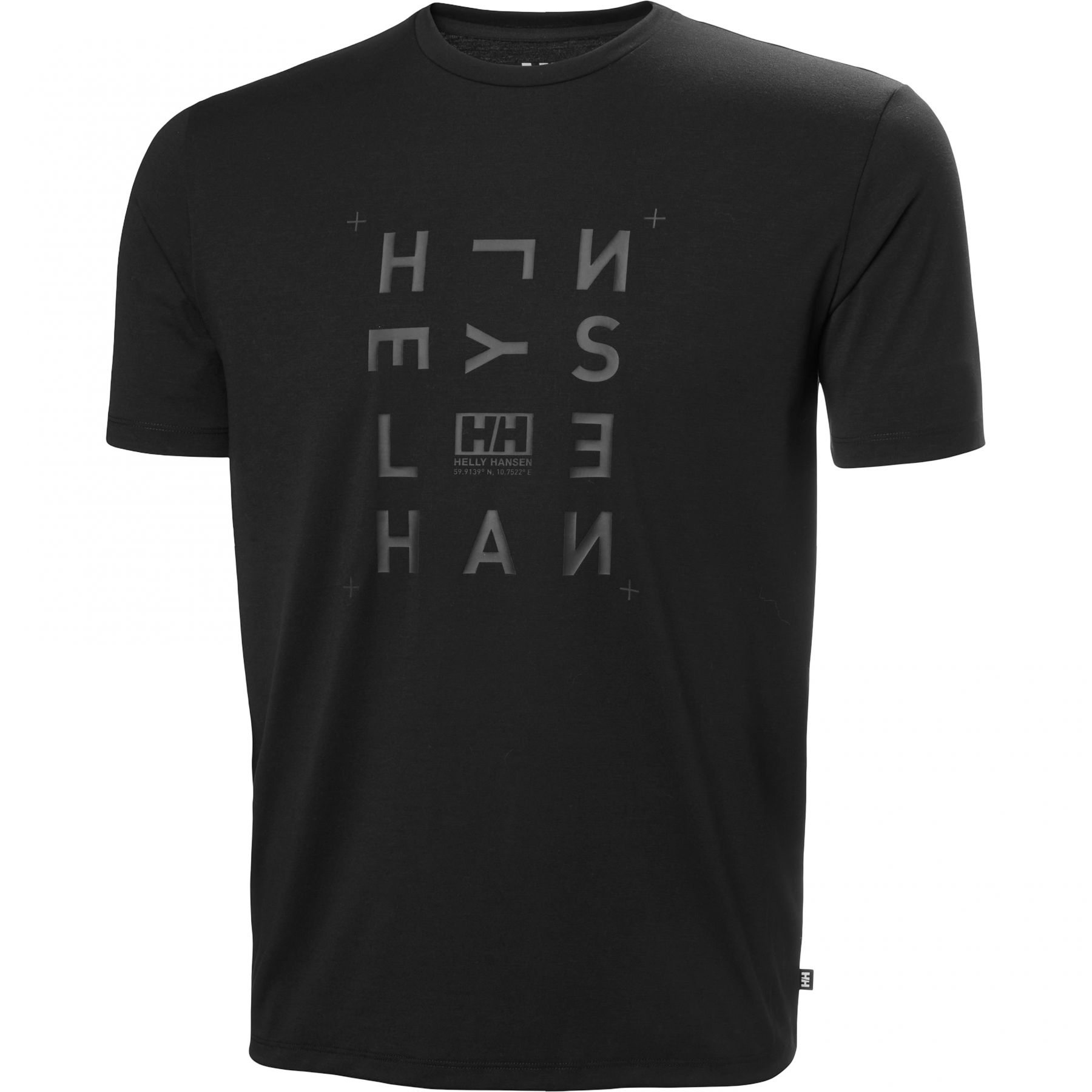 Helly Hansen Skog Graphic T-Shirt, Herren, schwarz