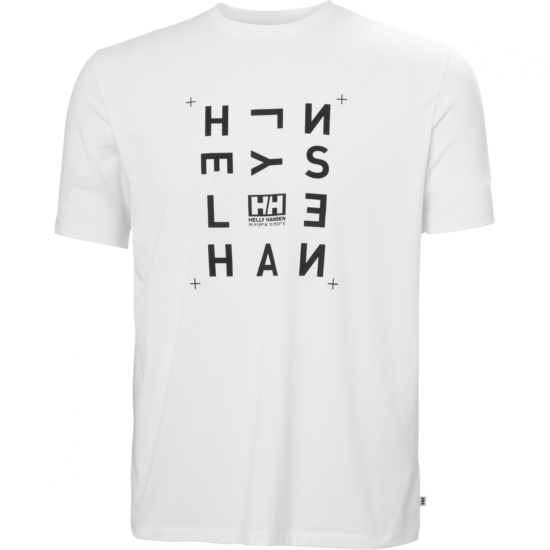 Helly Hansen Skog Graphic T-Shirt, Herren, weiß