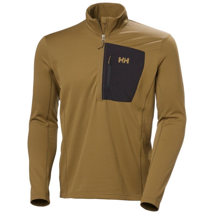 Helly Hansen Versalite 1/2 Zip, Fleecepullover, Herren, braun