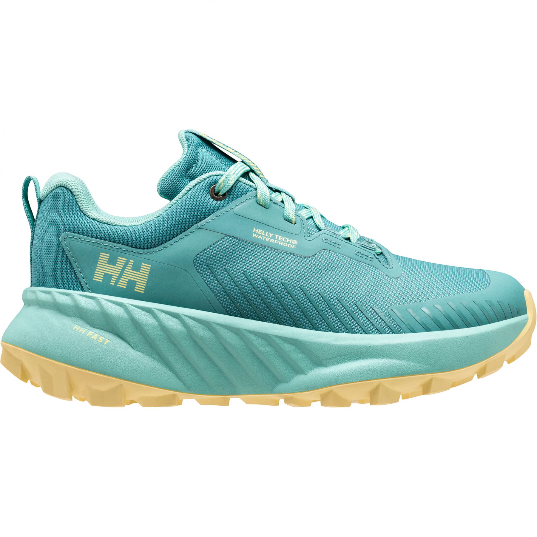 Helly Hansen W Awe Hiker HT, Wanderschuhe, Damen, dark mint/yellow pear