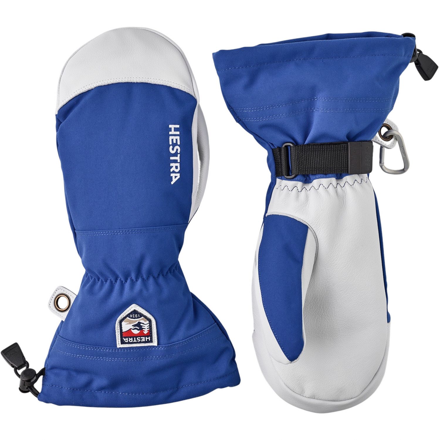 Hestra Army Leather Heli Ski, Skifäustlinge, blau