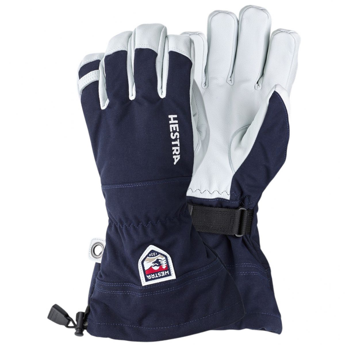 Hestra Army Leather Heli Skihandschuhe, navy