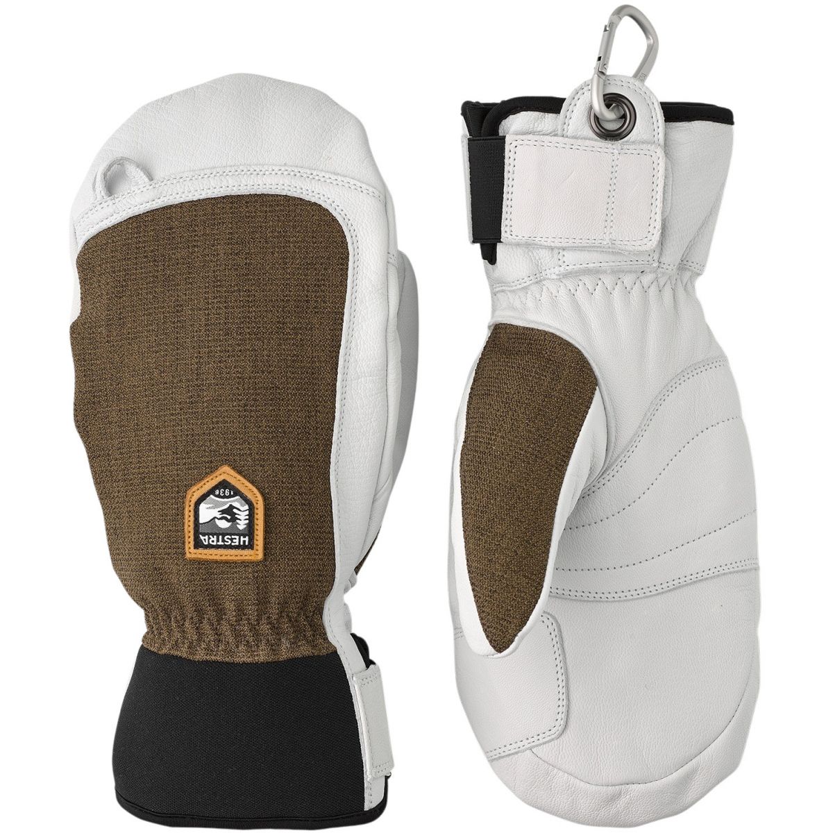 Hestra Army Leather Patrol, Skifäustlinge, olive
