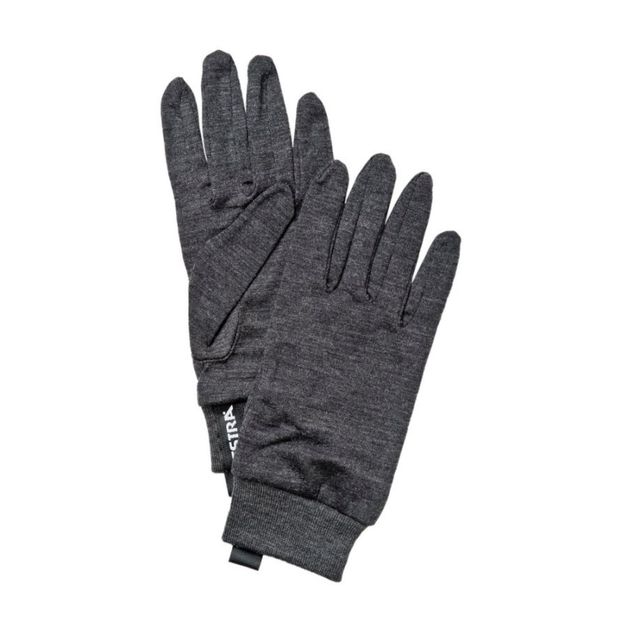 Hestra Merinowolle Liner Active, grau