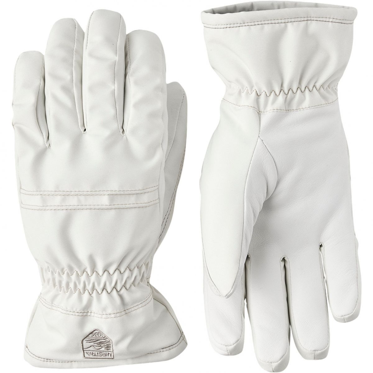 Hestra Primaloft Leather, Skihandschuhe, Damen, weiß